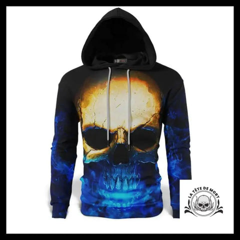 Sweat À Capuche Tête de Mort
