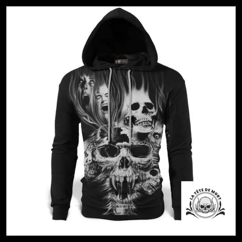 Sweat Crâne Blanc