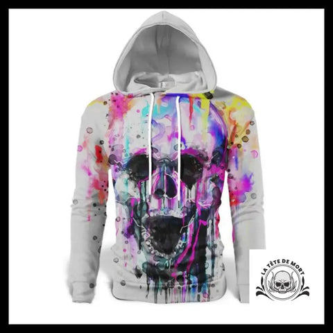 Sweat Crâne Couleur