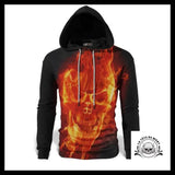 Sweat Crâne Enflammé