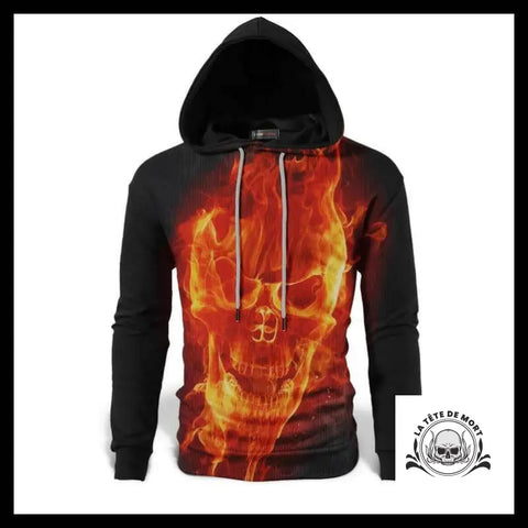 Sweat Crâne Enflammé