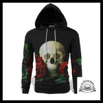Sweat Crâne Et Fleurs