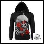 Sweat Crâne Et Fleurs