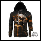 Sweat Crâne Orange