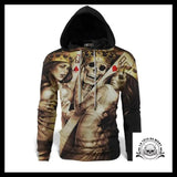 Sweat Squelette Carte