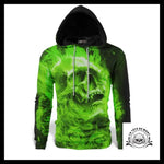Sweat Squelette Vert