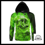 Sweat Squelette Vert