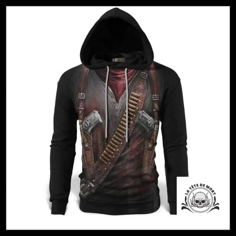 Sweat Tête de Mort Cowboy