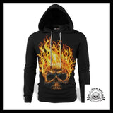 Sweat Tête de Mort En Feu