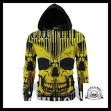 Sweat Tête de Mort Jaune