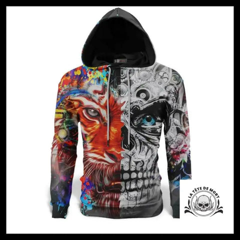 Sweat Tête de Mort Lion