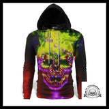 Sweat Tête de Mort Psychédélique