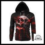 Sweat Tête de Mort Rouge