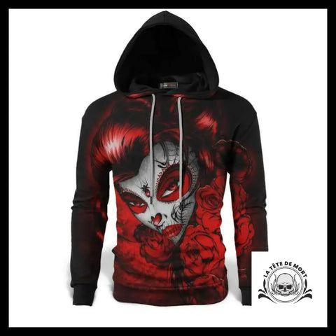 Sweat Tête de Mort Santa Muerte