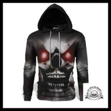 Sweat Tête de Mort Yeux Rouges