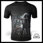 T-Shirt Biker Homme