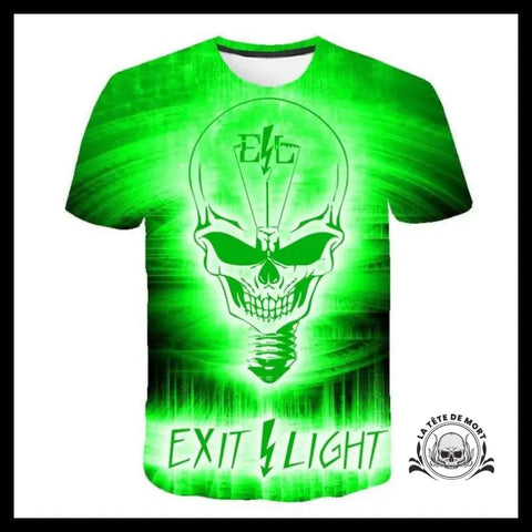 T-shirt Crâne Ampoule