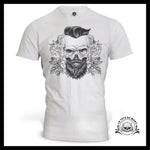 T-Shirt Crâne Barbu - Crâne Passion