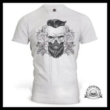 T-Shirt Crâne Barbu - Crâne Passion