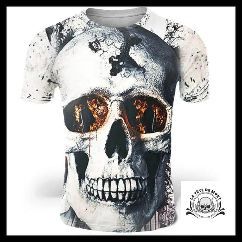 T-Shirt Crâne Brisé