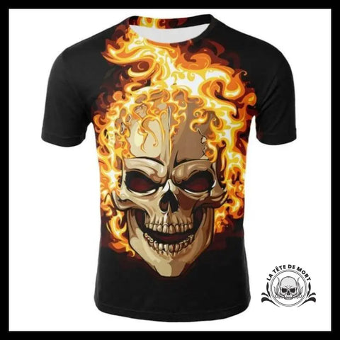 T-shirt Crâne Brûlé