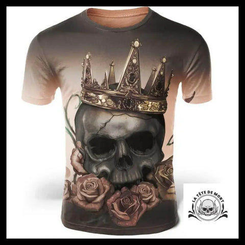 T-Shirt Crâne Couronne