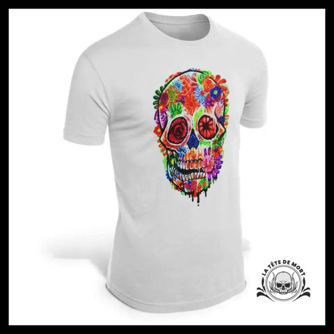T-Shirt Crâne Hippie