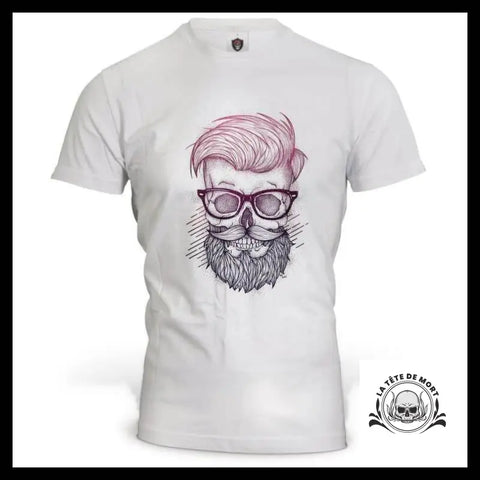 T-Shirt Crâne Hipster