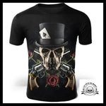 T-Shirt Crâne Pistolet