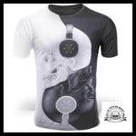 T-Shirt Crâne Ying Yang