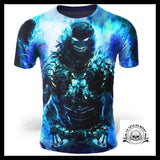 T-Shirt Démon Bleu