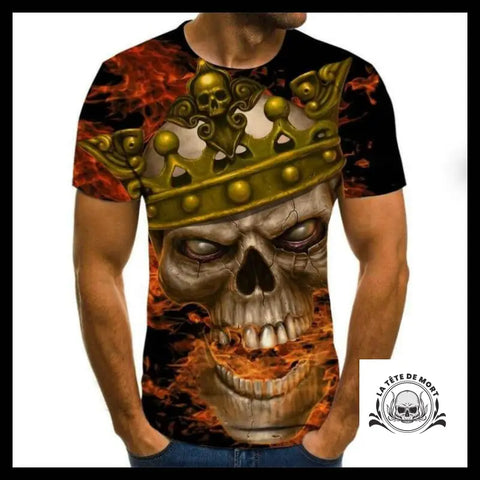 T-shirt Roi Squelette