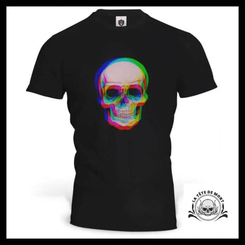 T-Shirt Skull Psychédélic