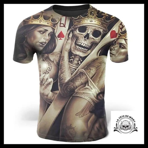 T-Shirt Squelette Amoureux