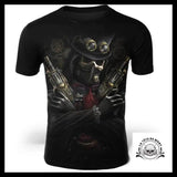 T-Shirt Squelette Armé