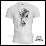 T-Shirt Squelette Fleurs