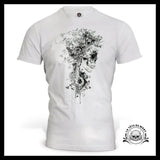 T-Shirt Squelette Fleurs