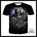 T-shirt Squelette Guerrier