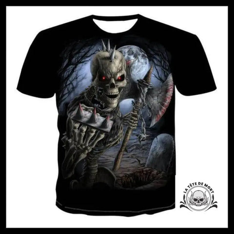 T-shirt Squelette Guerrier