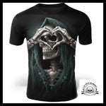 T-Shirt Squelette Love - Crâne Passion