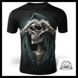 T-Shirt Squelette Love - Crâne Passion