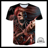 T-Shirt Squelette De La Mort
