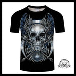 T-shirt Tête de Mort Ailée