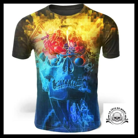 T-Shirt Tête de Mort Anarchie