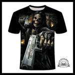 T-shirt Tête de Mort Badass