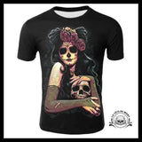 T-shirt Tête de Mort Calavera Crâne