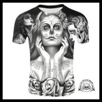T-shirt Tête de Mort Calavera Femme