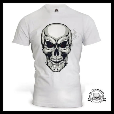 T-Shirt Tête de Mort Cigarette