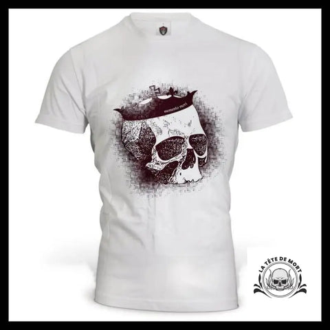 T-Shirt Tête de Mort avec Couronne