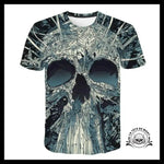 T-shirt Tête de Mort Crâne Matrix